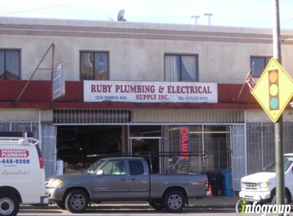 Ruby Plumbing & Electrical Supply Inc - San Francisco, CA