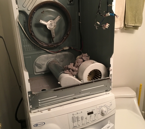 Delmarva Appliance - Ocean City, MD. Get your dryer cleaned !!