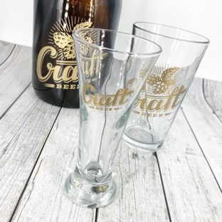 Atlantic Custom Solutions - Baltimore, MD. Custom printed craft beer glasses and craft beer glass kits.