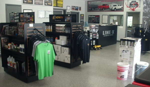 Line X of Cumberland County - Mechanicsburg, PA. We numerous products to help you keep your vehicle in shape.