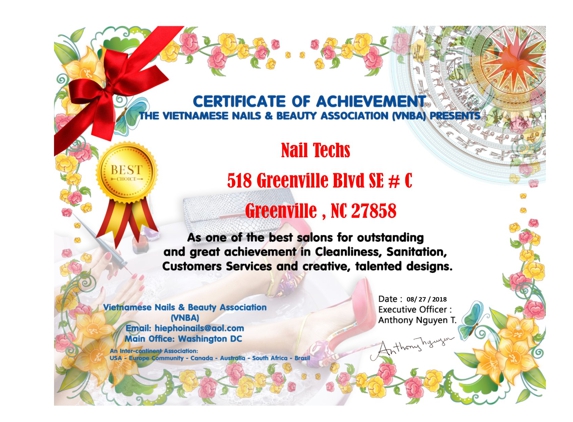 Nail Techs - Greenville, NC