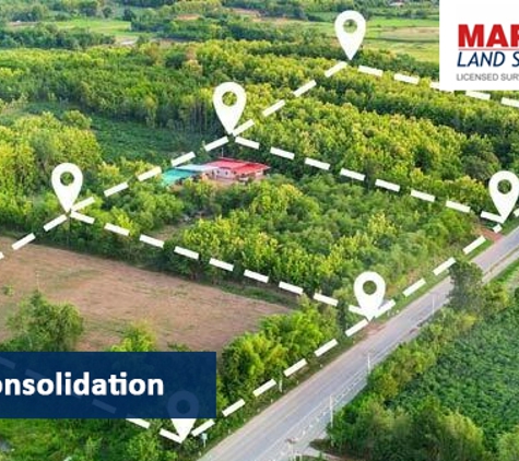 Map Land Surveyors Pty Ltd - St Helena, VIC. Title Consolidation