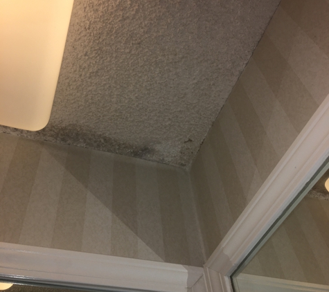 The Anabella Hotel - Anaheim, CA. mold on ceiling