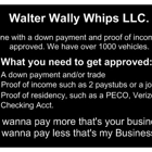 Walter Wally Whips