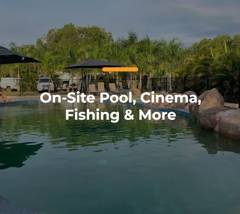 Tumbling Waters Holiday Park - Berry Springs, NT. On-Site Pool, Cinema, Fishing & More