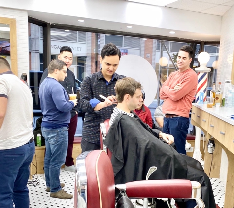 Barber Shop NYC - New York, NY. Ive got invited to a shaving bachelor party at Chaplin Barbershop in midtown NYC 