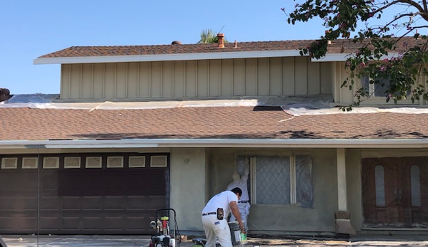 salinas landscaping - Anaheim, CA. House being painted