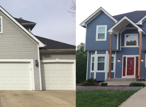 Nigro Painting Specialists - Overland Park, KS. Before and After