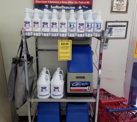 Groom & Son Hardware & Lumber - Mabank, TX. Great machines at great prices. Rent one today! Experience the power of Clean, SeaBlue Clean!
Customer service 817-657-3774