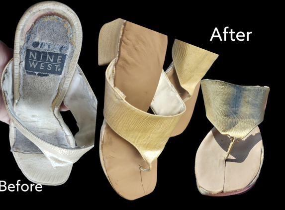 Westland Shoe Repair - Westland, MI. Terrible workmanship. He Damage the shoe Beyond repair