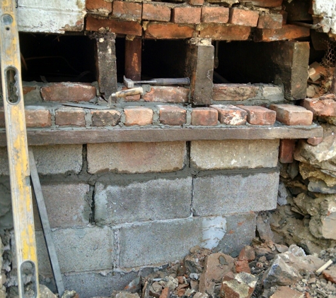 City Brick Restorations - Lancaster, PA. We repaired an exterior wall on an old building on Marion St. in Lancaster.