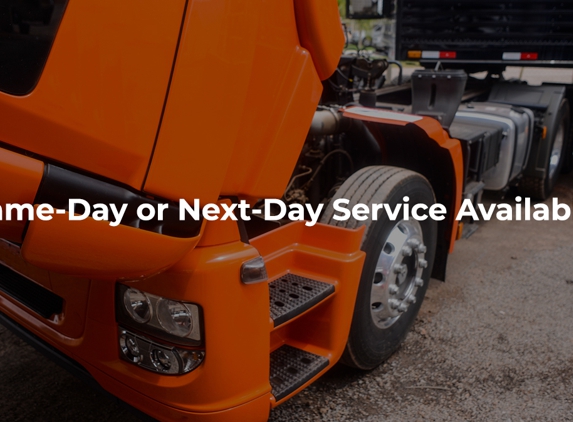 Mobile Truck Curtain Repairs. Same-Day or Next-Day Service Available!
