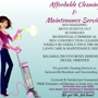 Affordable Cleaning & Maintenance Services