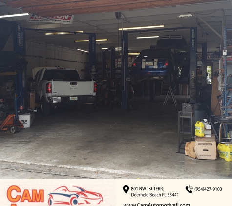 C A M Auto - Deerfield Beach, FL. Standard maintenance, Engine auto service, Heating and air conditioner repair, Auto electrical services, Exhaust service & more!