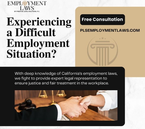 Employment Laws by Prestige Legal Solutions, P.C. - Los Angeles, CA