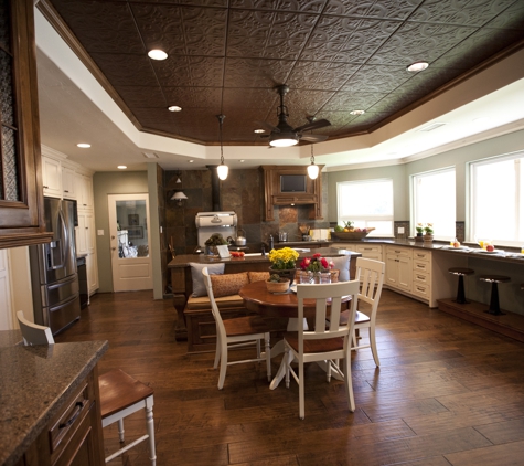 American Tin Ceiling Company - Bradenton, FL. Dining room with authentic tin ceiling.