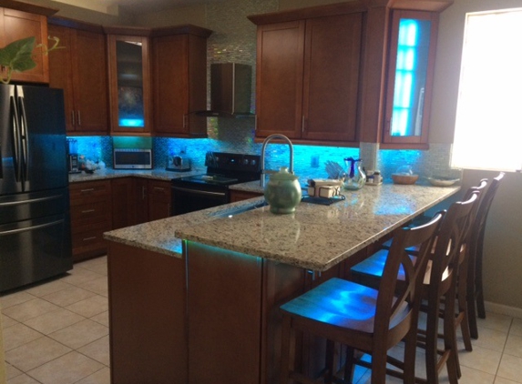 Fletcher's Cabinetry of Palm Beach - North Palm Beach, FL. Rental Unit w/LED