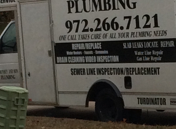 A monsey and son plumbing - Grand Prairie, TX