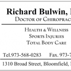 Dr Richard Bulwin DC
