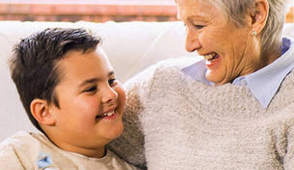 Amana Living - Cottesloe, WA. A resident and her visiting grandson