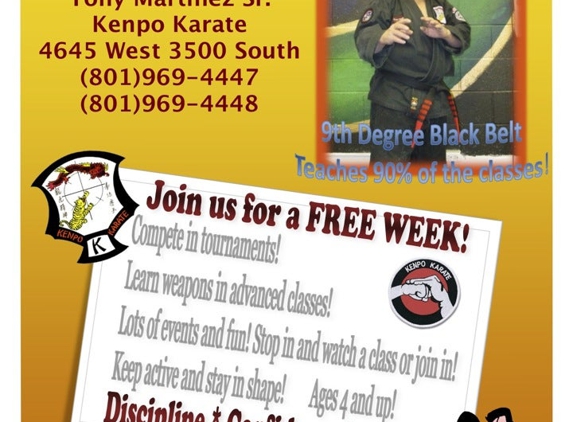 Tony Martinez's Chinese Kenpo Karate LC - West Valley, UT