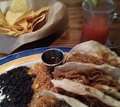 On The Border Mexican Grill & Cantina - Jonesboro, AR. This is my dinner.. I did enjoy it very much.