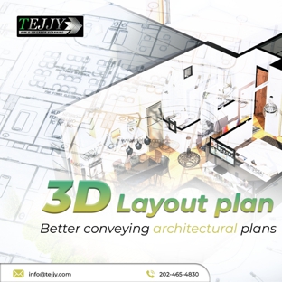 Tejjy Inc - Rockville, MD. 3D Layout Plan