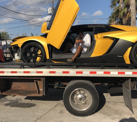 Gafi Auto Body - Miami, FL. This the car thief that tried to steal my Lambo