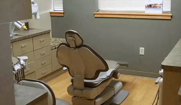 Hymas Family Dental - Spokane Valley, WA. Dental chair at Spokane Valley dentist Hymas Family Dental