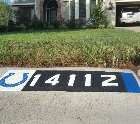 LTs Reflective Technology - Olathe, KS. Reflective Curb Numbers