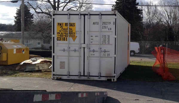 PMF Rentals - Canton, OH. 20' Ground Level Storage Containers for Constuction