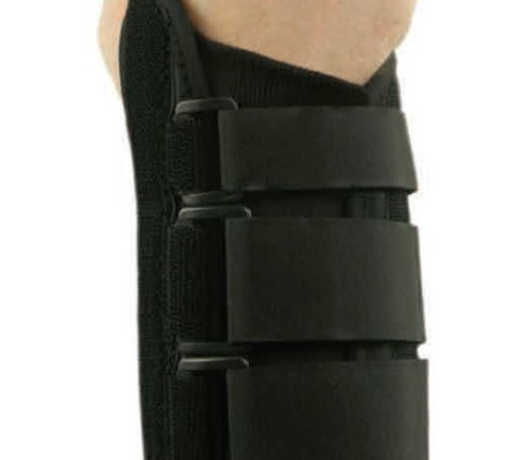 Bracen - San Diego, CA. L3908 - Wrist hand finger orthosis, rigid without joints, may include soft interface material; straps, custom fabricated, includes fitting and adjustment. Indications: Carpal tunnel syndrome, tendonitis, mild sprains of the wrist. Features: Hoop straps with d-ring closures, narrow webspace prevents pinching, universal design fits most wrist sizes.