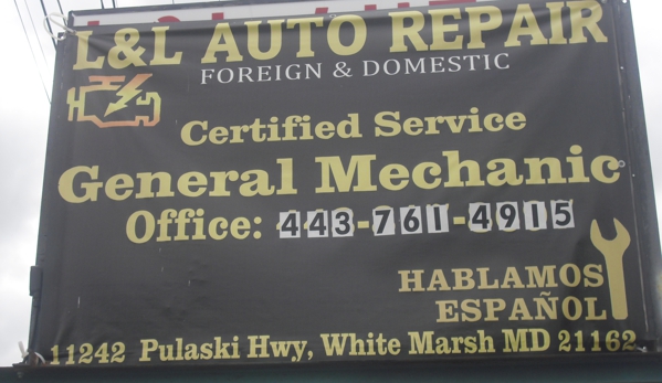 L & L Auto Repair - White Marsh, MD