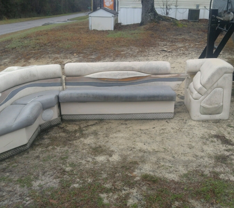 Lakeview Marine Upholstery - Eutawville, SC. Before