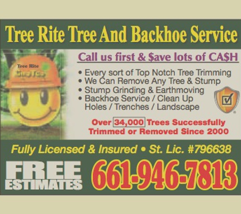 tree rite arborists - lancaster, CA