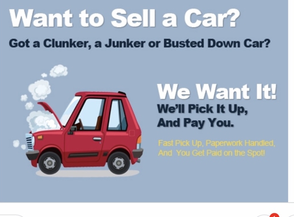 Cash for junk cars - Dearborn, MI