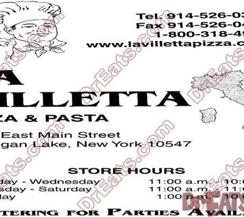 La Villetta Pizza & Pasta - Mohegan Lake, NY