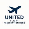 United Flight Reservation desk- IAH Airport gallery
