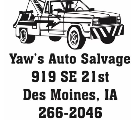 Yaw's Auto Salvage - Des Moines, IA