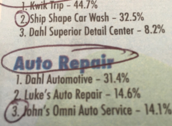 John's Omni Auto Service - Onalaska, WI