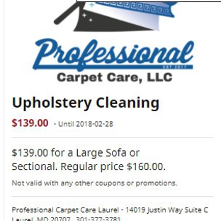 Professional Carpet Care - Laurel, MD