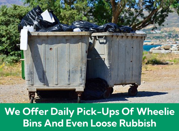Trashaway - Mornington, TAS. We Offer Daily Pick-Ups Of Wheelie Bins And Even Loose Rubbish