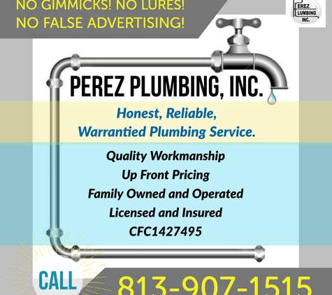 Perez Plumbing, Inc. - Wesley Chapel, FL