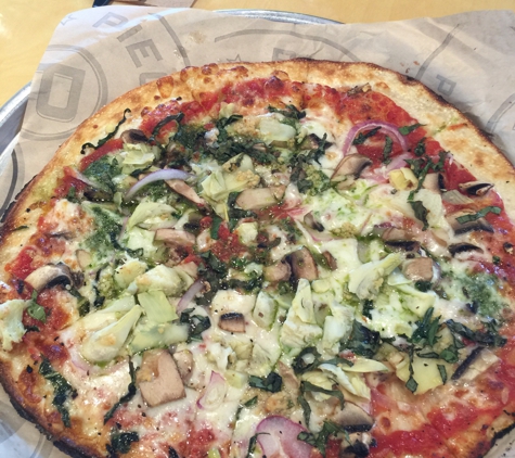 Pieology Pizzeria - Roseville, CA. Red sauce, light cheese and lots of veggies!