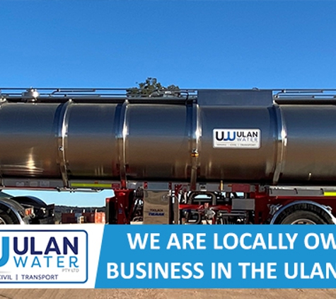 Ulan Water Pty Ltd - Ulan, NSW. We Are Locally Owned Business In The Ulan Area