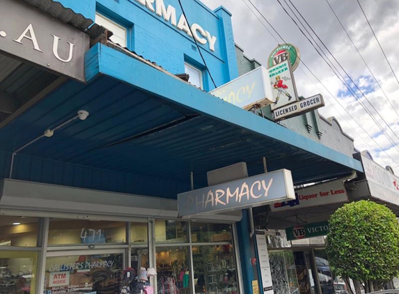 Callisters Pharmacy - Kooyong, VIC. The Front