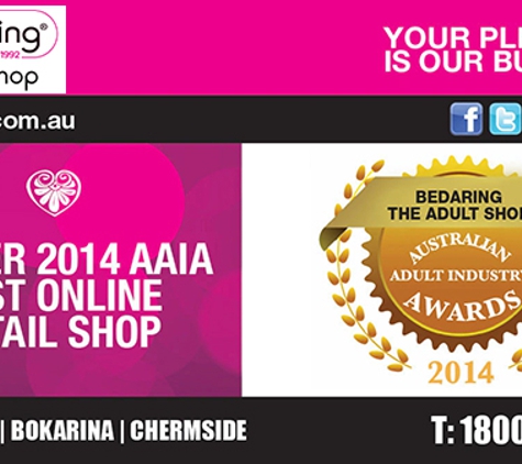 Be Daring The Adult Shop - Bokarina, QLD. Winner 2014 AAIA Best Online Retail Shop
