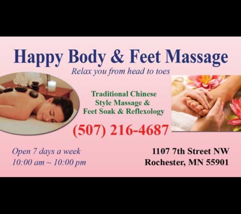 Happy Body & Feet Massage - Rochester, MN