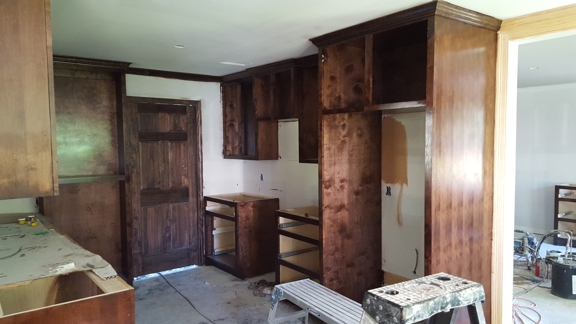 Randy Johnson Painting And Drywall - West Monroe, LA. cabinets after