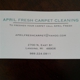 April Fresh Carpet Cleaning